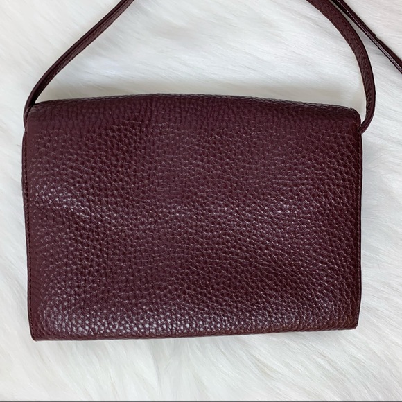 Aritzia Auxiliary Calisch Crossbody Bag Maroon - Picture 16 of 16
